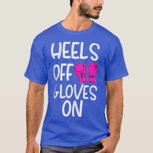 T-shirt Drôle Kickboing Boing Dit Talons De Gants Sur C