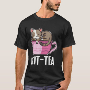 T-shirt Drôle Kit thé ou chatte chat Ever Chat coloré et u