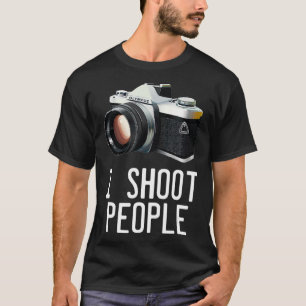 T-shirt Drôle La Photographie Dit - Je Tire Les Gens
