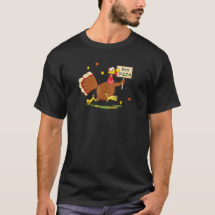 T-shirt Drôle La Turquie Dit Manger Pizza Les Droits Des A