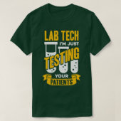 T-shirt Drôle Lab Tech Laborician Technician Cadeau (Design devant)