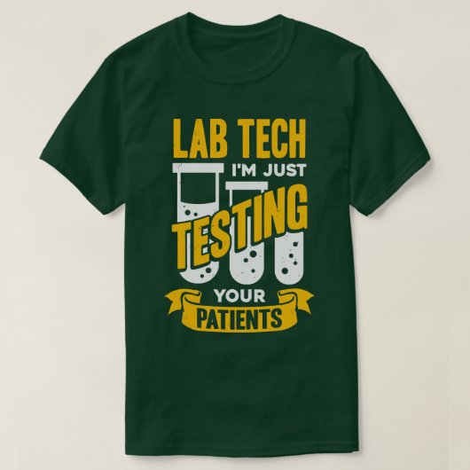 T-shirt Drôle Lab Tech Laborician Technician Cadeau (Design devant)