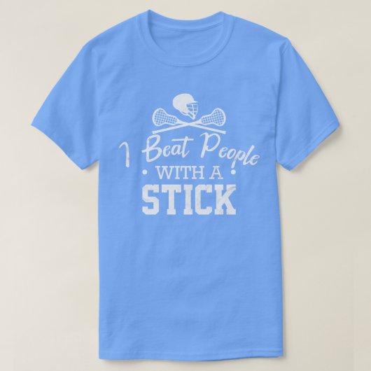 T-shirt Drôle Lacrosse (Design devant)