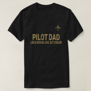 T-shirt Drôle L'Art Pilote Pour Papa Pilote Avion Avion