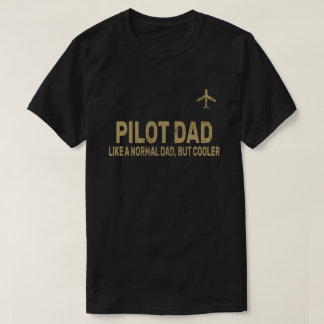 T-shirt Drôle L'Art Pilote Pour Papa Pilote Avion Avion