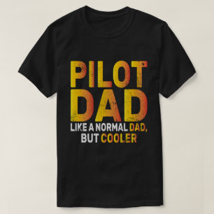 T-shirt Drôle L'Art Pilote Pour Papa Pilote Avion Avion