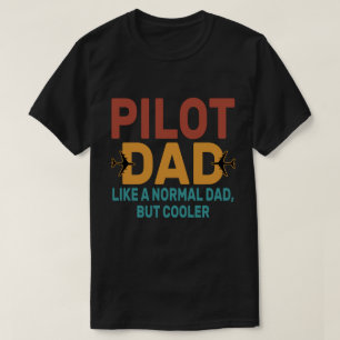 T-shirt Drôle L'Art Pilote Pour Papa Pilote Avion Avion