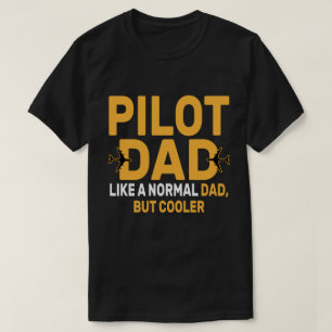 T-shirt Drôle L'Art Pilote Pour Papa Pilote Avion Avion
