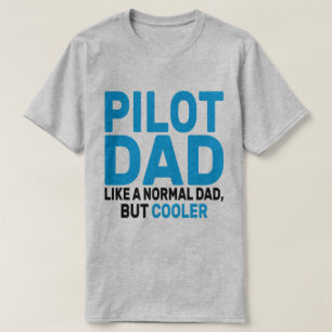 T-shirt Drôle L'Art Pilote Pour Papa Pilote Avion Avion