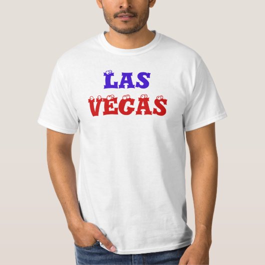 T-shirt drôle LAS VEGAS (Devant)