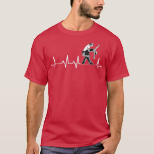 T-shirt Drôle Latin Dance Heartbeat Design Ballroom Dancin