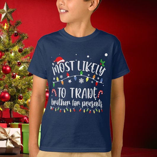 T-shirt Drôle Le Plus Susceptible D'Échanger Fraternité Po