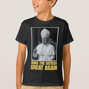 T-shirt Drôle Le président Trump veut être le prochain pap