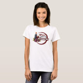 T-shirt drôle Le vin me rend plus intelligent (Devant entier)