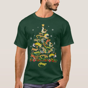 T-shirt Drôle Leopard Gecko Décor Ornement Arbre de Noël
