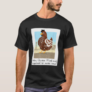 T-shirt Drôle Les gens Chicken Math n'est pas supposé se f