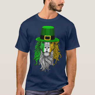 T-shirt Drôle Lion Irlande drapeau, Casquette Lion irlanda