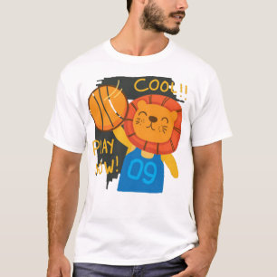T-shirt Drôle lion mignon
