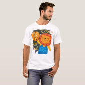 T-shirt Drôle lion mignon (Devant entier)