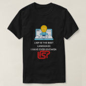 T-shirt Drôle LISP Utilisateurs Développeur Cadeau JAVA ES (Design devant)