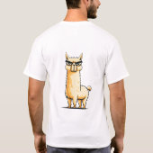 T-shirt drôle Llama Fun Spit Happens (Dos)