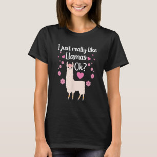 T-shirt Drôle Llama Pour Hommes Femmes Llama Agriculteur A