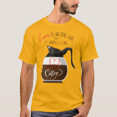 T-shirt drôle Love and Coffee (Devant)