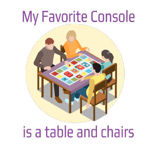 T-shirt Drôle Ma Console Préférée Est Un Texte De Table