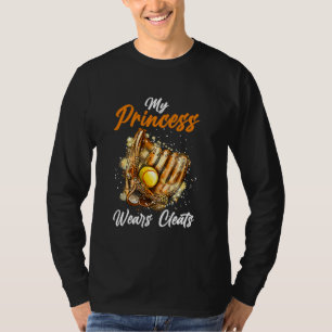 T-shirt Drôle Ma Princesse Porte Mat Lecteur de softball M