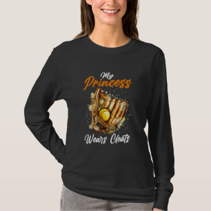 T-shirt Drôle Ma Princesse Porte Mat Lecteur de softball M