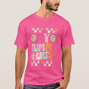 T-shirt Drôle Ma Tummy Blessures Super Aesthétique Fleur m