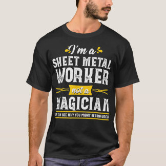 T-shirt Drôle Magicien Feuille Métal Travailleur Cadeau Ho