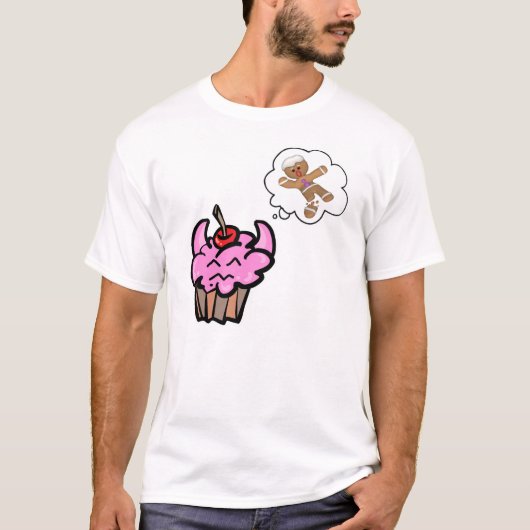 T-shirt Drôle Malin Cookie Killer Cupcake (Devant)