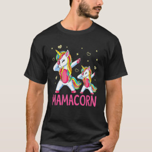 T-shirt Drôle Mamacorn Unicorn Costume Maman Fête des Mère