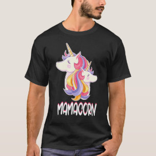 T-shirt Drôle Mamacorn Unicorn Costume Maman Fête des Mère