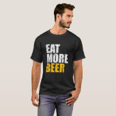 T-shirt Drôle Manger Plus De Bière Alcool Boisson Artisana (Devant entier)