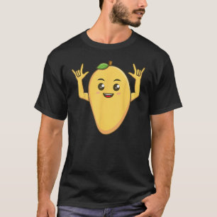 T-shirt Drôle Mango Designs Pour Hommes Femmes Fruitarienn