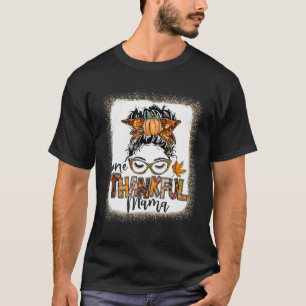 T-shirt Drôle Mangue Un Thankful Mama Automne Que