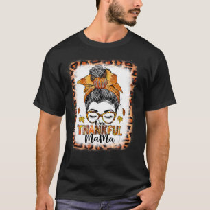 T-shirt Drôle Mangue Un Thankful Mama Automne Que