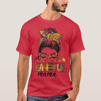 T-shirt Drôle Mangue Un Thankful Mama Automne Que