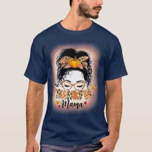 T-shirt Drôle Mangue Un Thankful Mama Automne Que