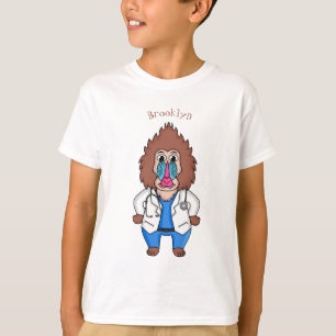T-shirt Drôle manuel dessin d'un médecin