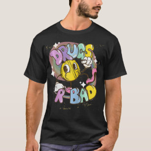 T-shirt Drôle Marcher Les médicaments sont mauvais Zip