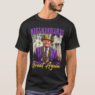 T-shirt Drôle Mardi Gras Donald Trump Mardi Gras Américain