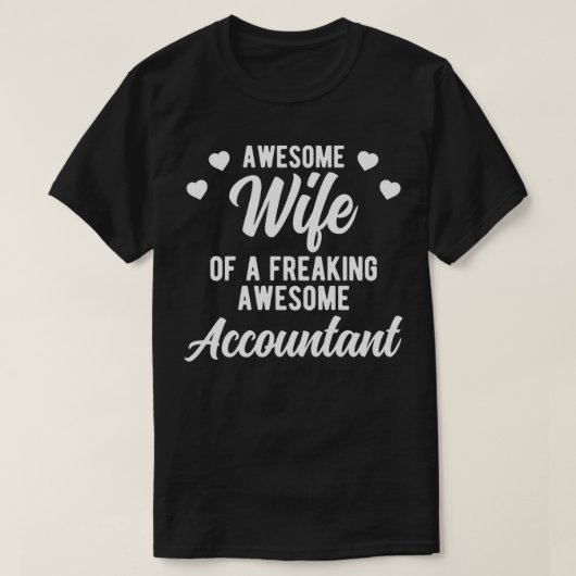 T-shirt Drôle Mari Comptable Phrase Cadeau Pour Comptable (Design devant)