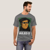 T-shirt Drôle Martin Luther a cloué ses lunettes de soleil (Devant entier)
