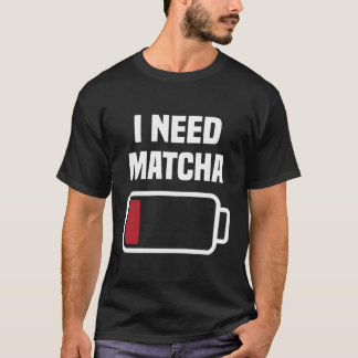 T-shirt Drôle Matcha Humour tenue Amour Matcha Poudre Amou