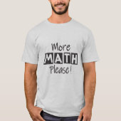 T-shirt Drôle Math Chemise Math Cadeaux Math (Devant)