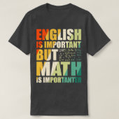 T-shirt Drôle Math Dit (Design devant)