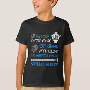 T-shirt Drôle Mauvaise Connaissance grecque Mythologie Ach